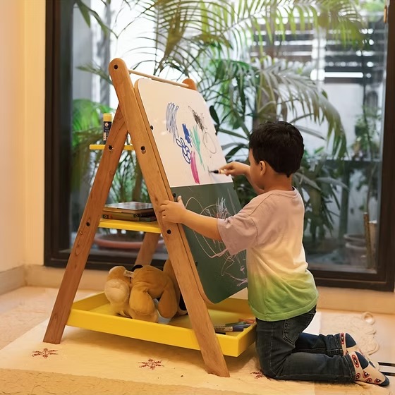 Mako Whiteboard/ Chalkboard Easel