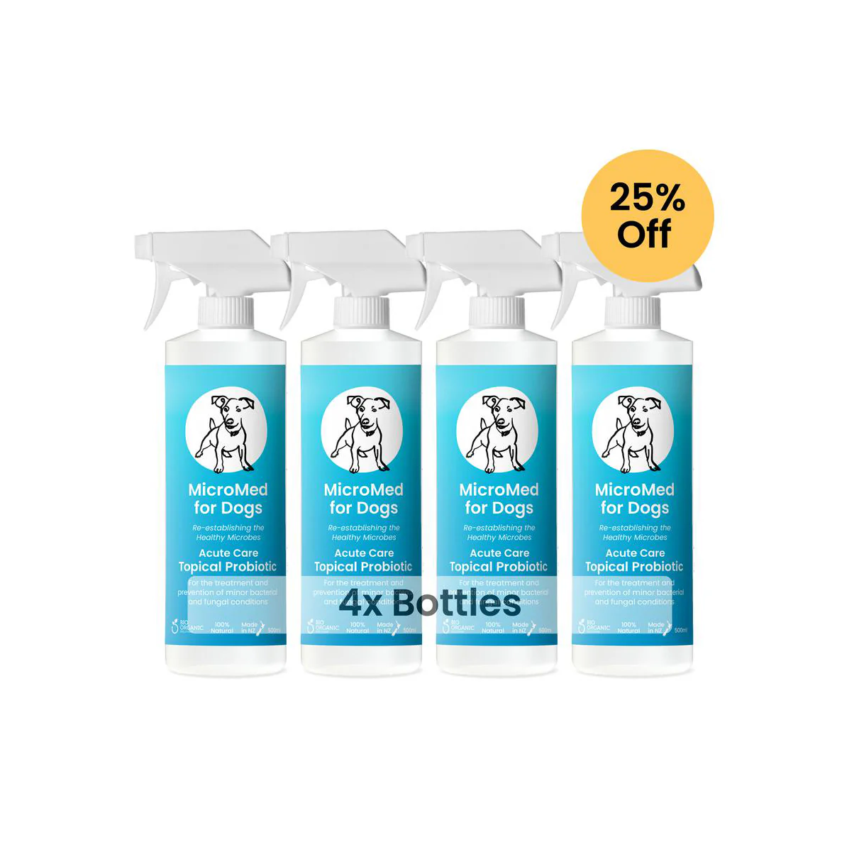 MicroMed for Dogs Acute Care �C 500ml 4 for 3 Bundle