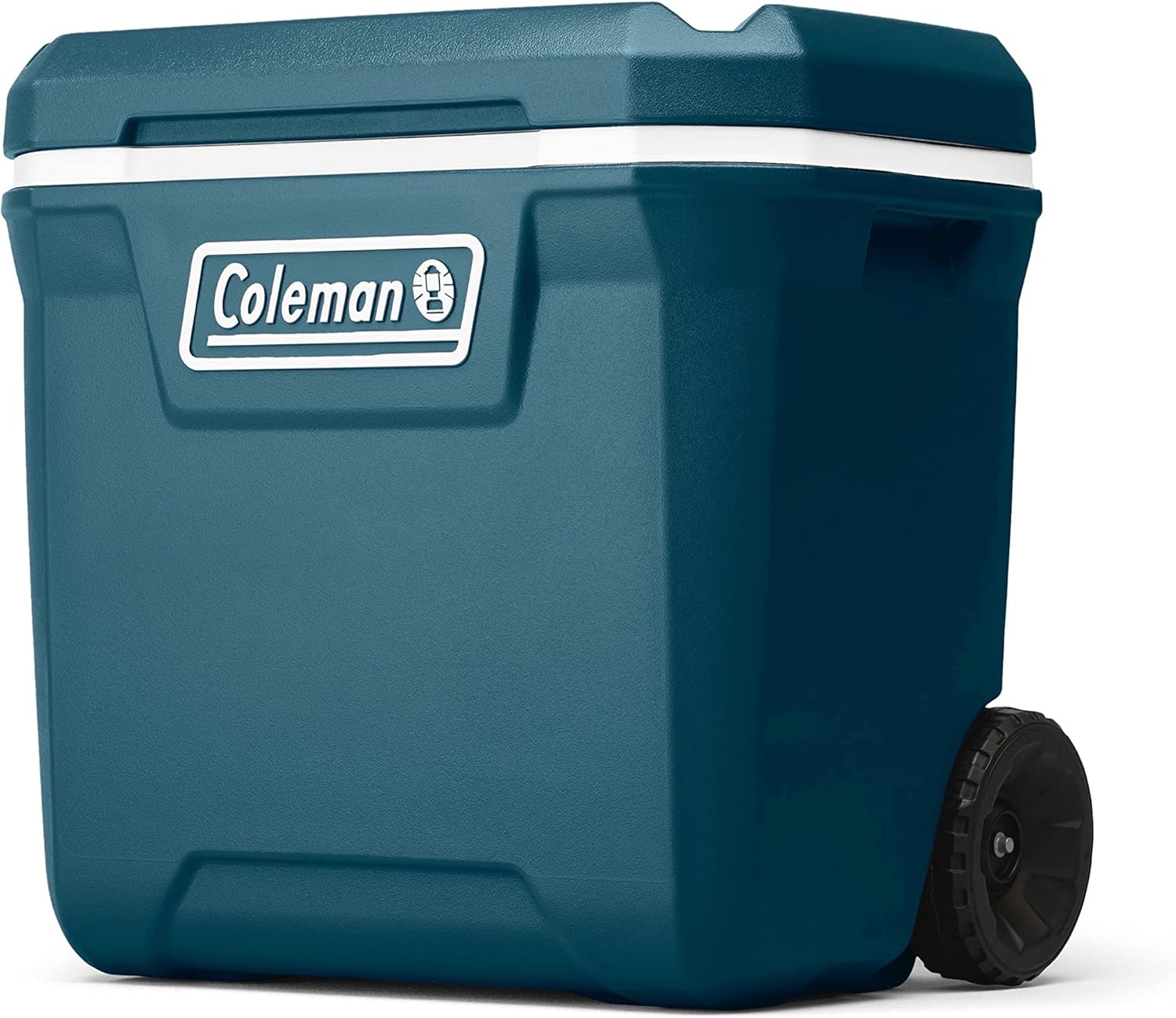 Coleman Classic Series Insulated Portable Wheeled Cooler, Leak-Resistant Outdoor Hard Cooler Keeps Ice up to 5 Days, 100-Quart