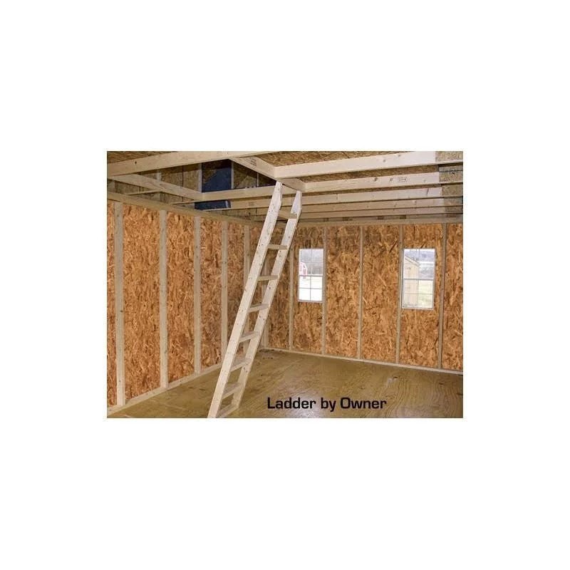 Best barns Hampton 12��24 Wood Storage Shed Kit Installation Included