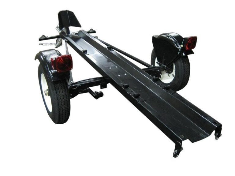 ACE Single Rail Folding Motorcycle Trailer