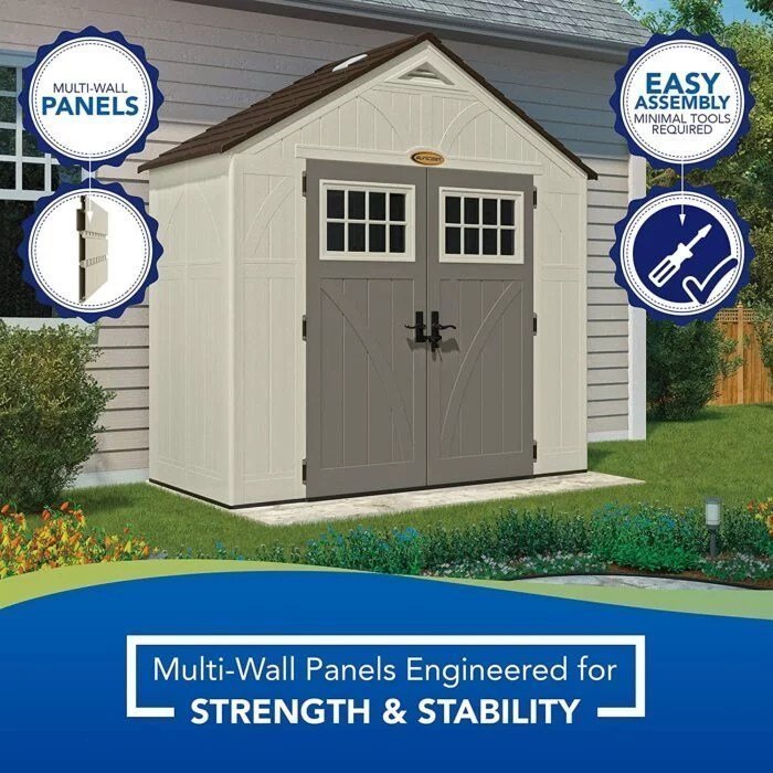 Suncast BMS8400D ��4 x 8�� Tremont Storage Shed