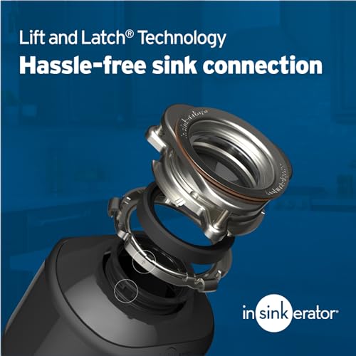 InSinkErator Badger 5 Garbage Disposal, 1/2 HP Continuous Feed, Durable Steel, Easy Install