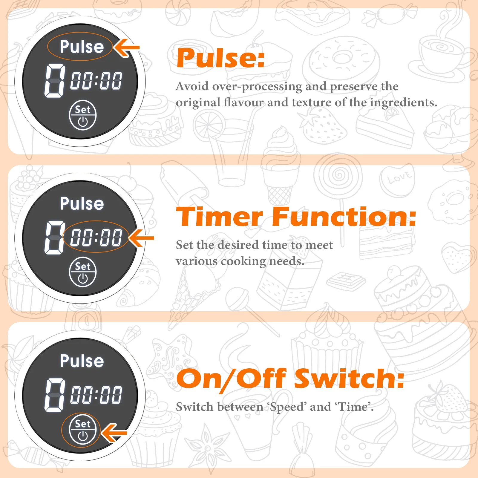 Stand Mixer 8 Speed Kitchen Food Mixer