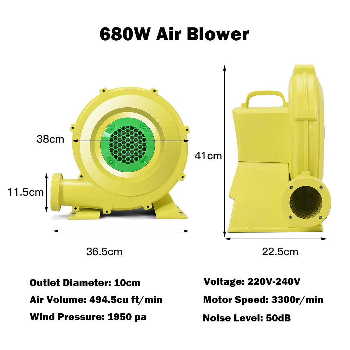 Giantex 450W/680W/750W Electric Air Blower Pump Fan