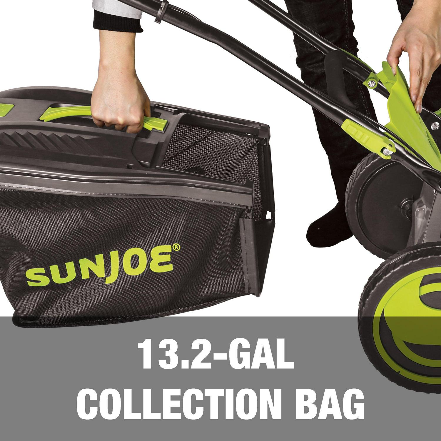 Sun Joe 48V Cordless Self-Propelled Lawn Mower, 20��� Cutting Width, 2 x 4.0-Ah Batteries, 7-Position Height Adjustment