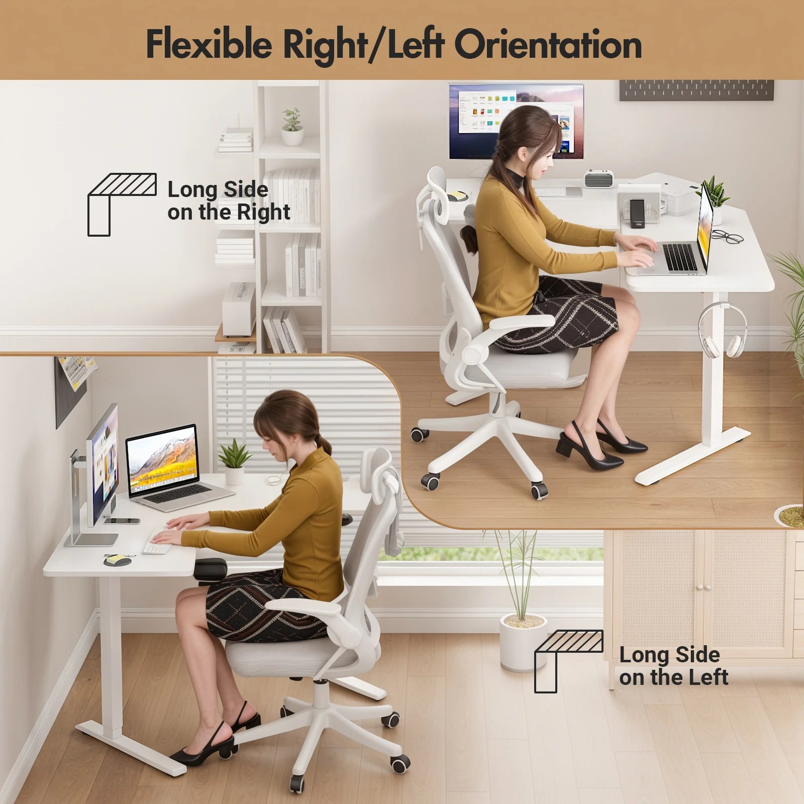 Electric Standing Desk L Shaped