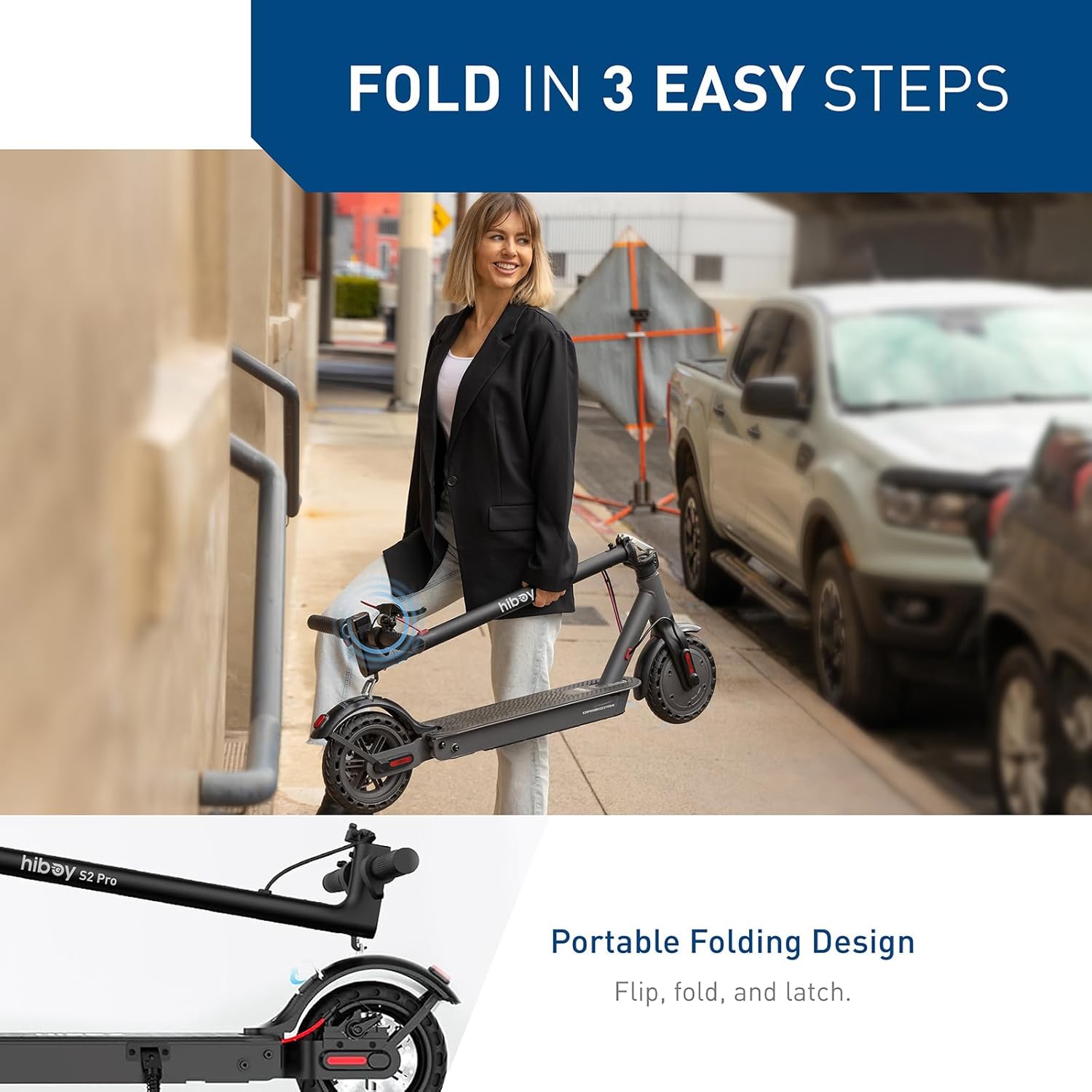 Electric Scooter, 500W Motor, 10