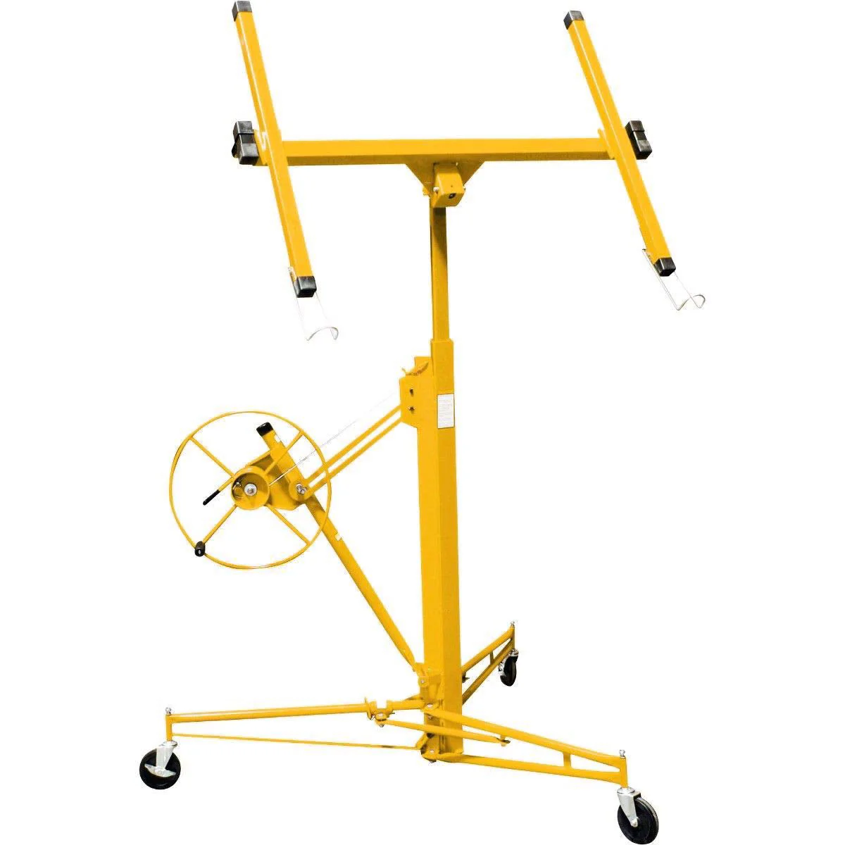 Drywall Lift 11' Yellow Rolling Sheetrock Panel Hoist Jack