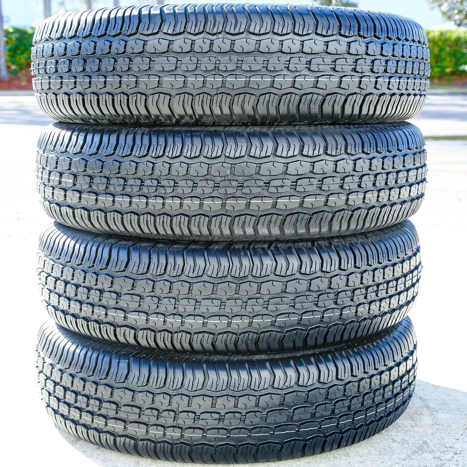 Set of All-Season Tires �C Fits 1988�C1992 Toyota Corolla LE, 1995�C1996 Toyota Tercel DX