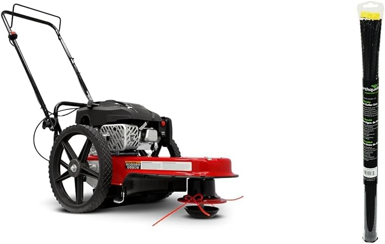 Walk Behind String Mower With 160cc Viper 4-Cycle Engine, 22 ?Cutting Diameter, 14 ?Never-Go-Flat Wheels, Easy Assembly, Adjustable Handlebar, Model # 40314