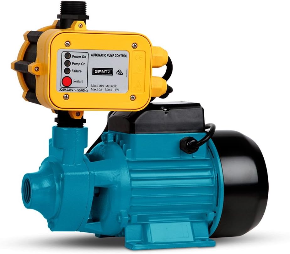 Giantz 750W 3300L/H Water Pump High Pressure with Pump Controller