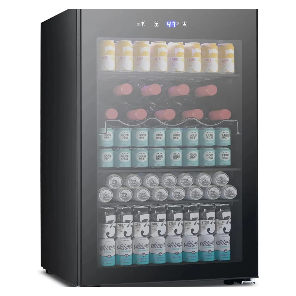 4.4/3.2/2.6 Cu.Ft Beverage Refrigerator Cooler, Reversible door