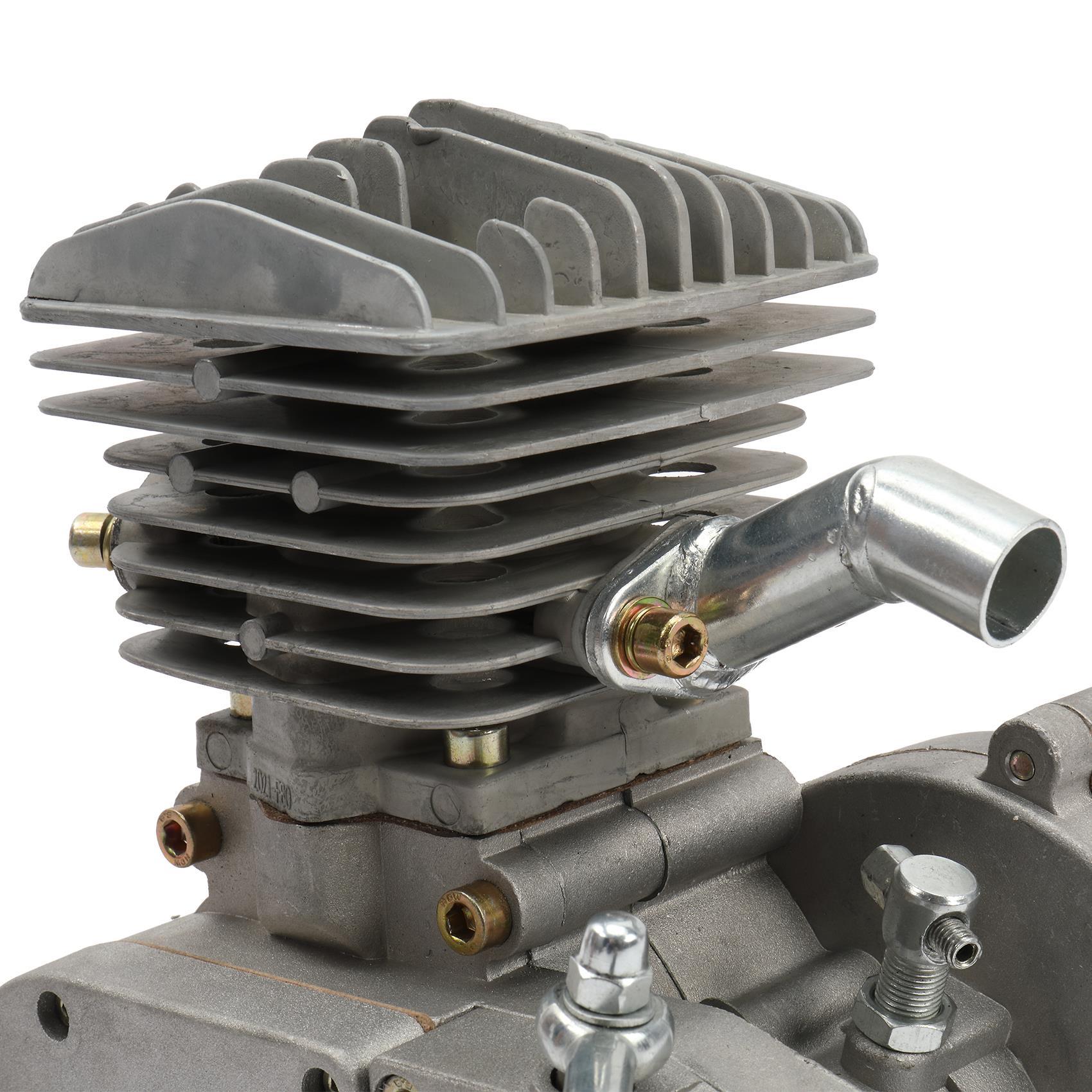 80cc 2-Stroke Engine Bike Motor Kit for 26��� Bicycles, Silver White