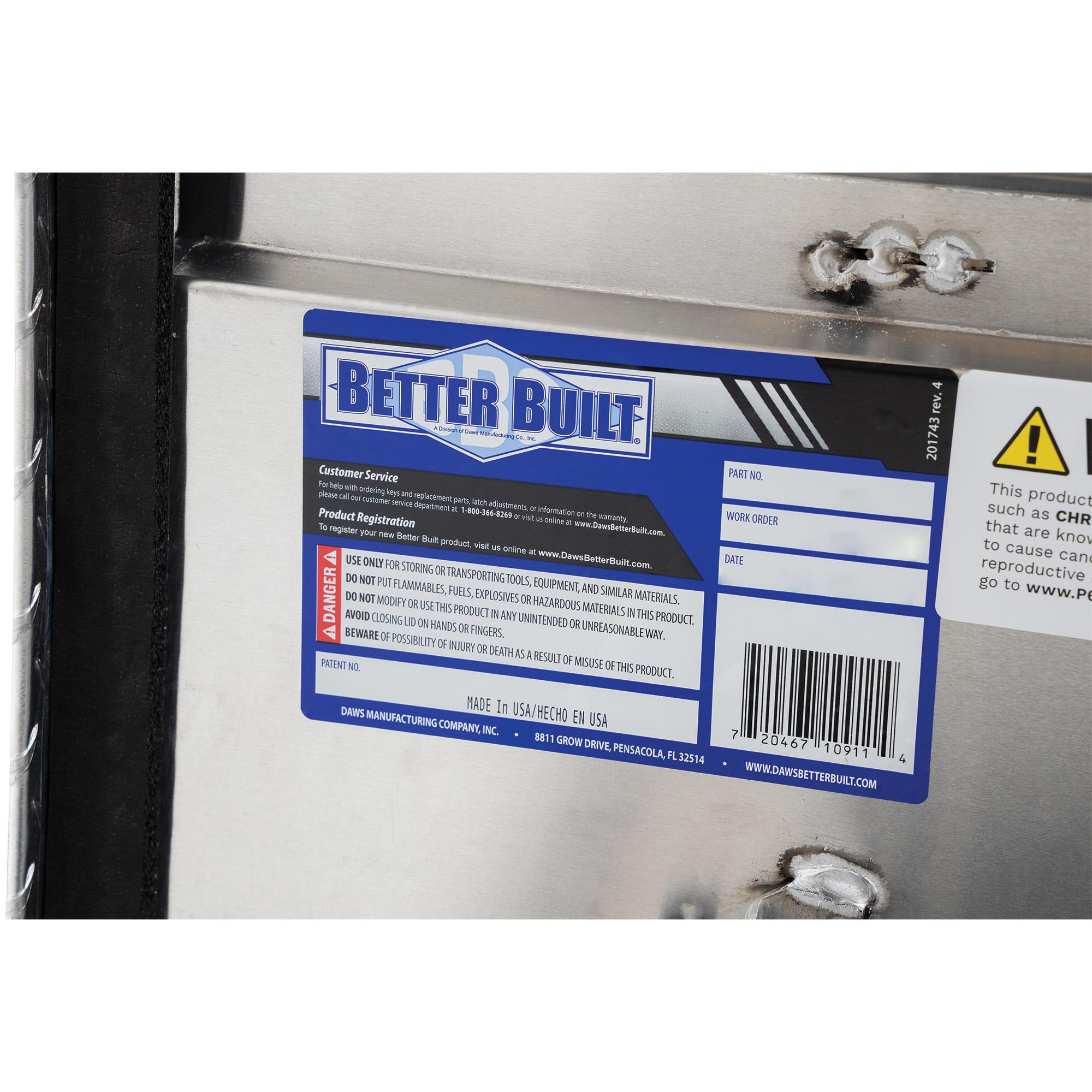 Better Built 70 Crown Series Low Profile Crossover Truck Tool Box