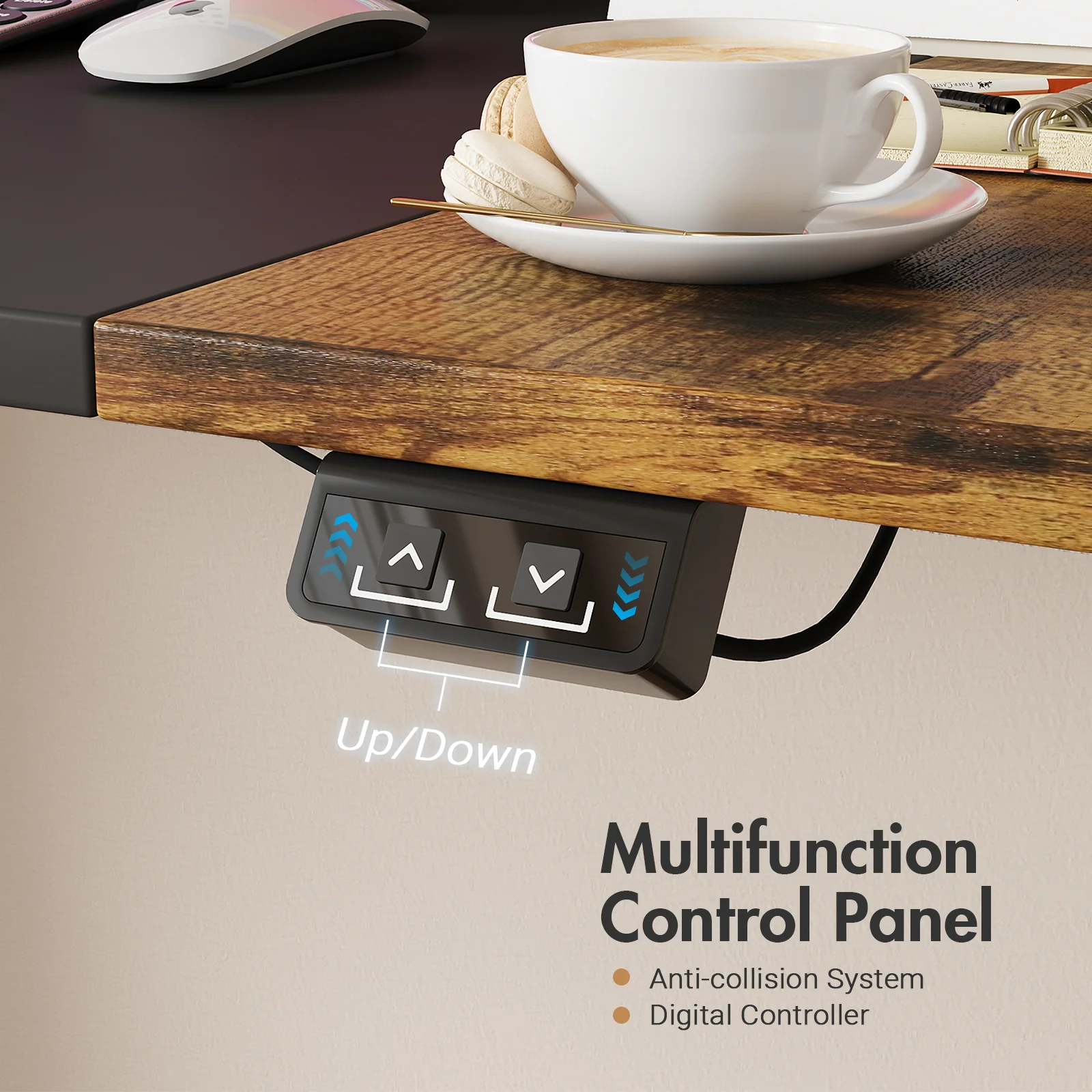 Electric Adjustable Height Standing Desk 140cm