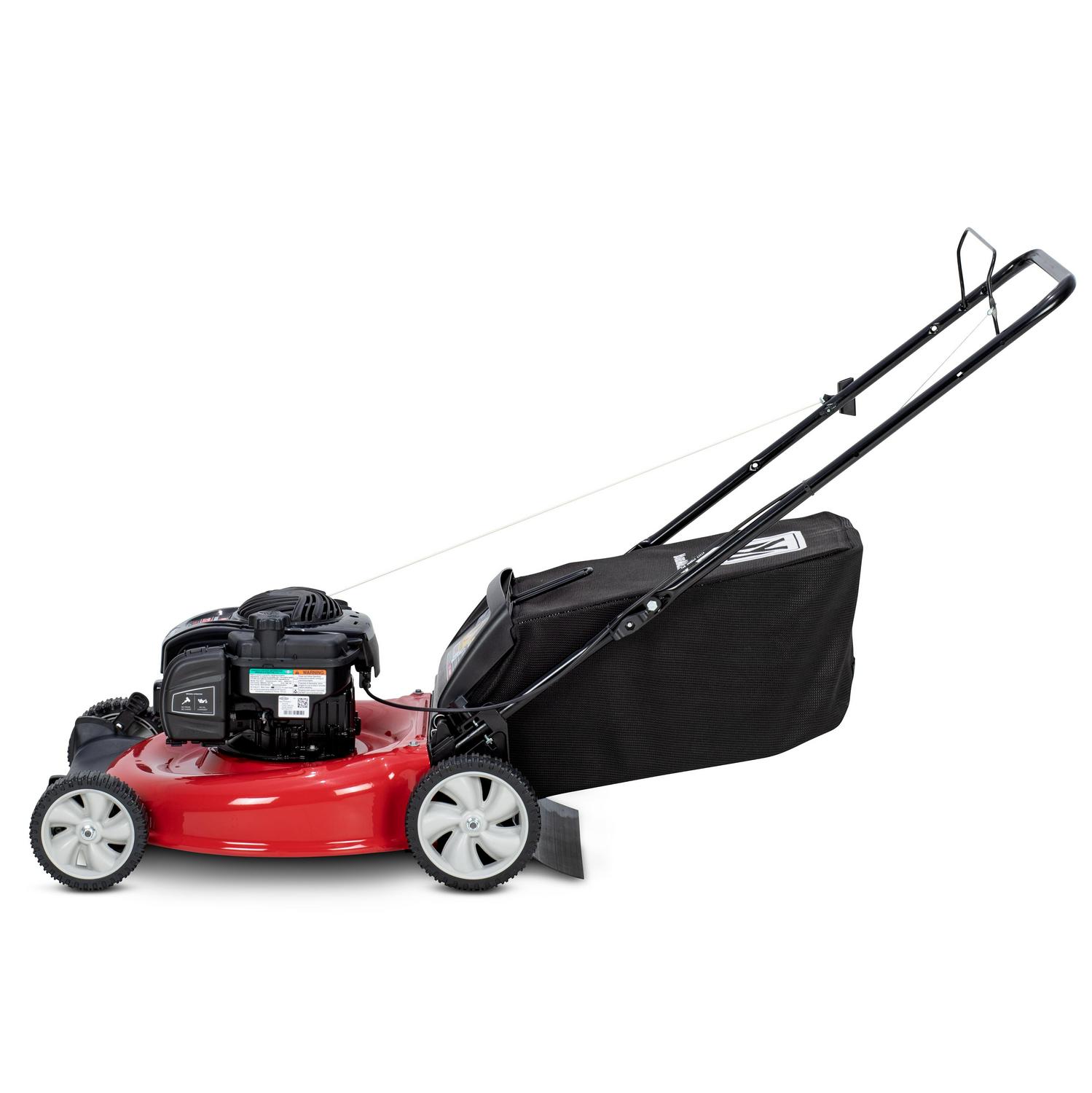 Yard Machines 21��� Gas Push Lawn Mower, 140cc Briggs & Stratton Engine, Steel Deck, 3-in-1 Cutting