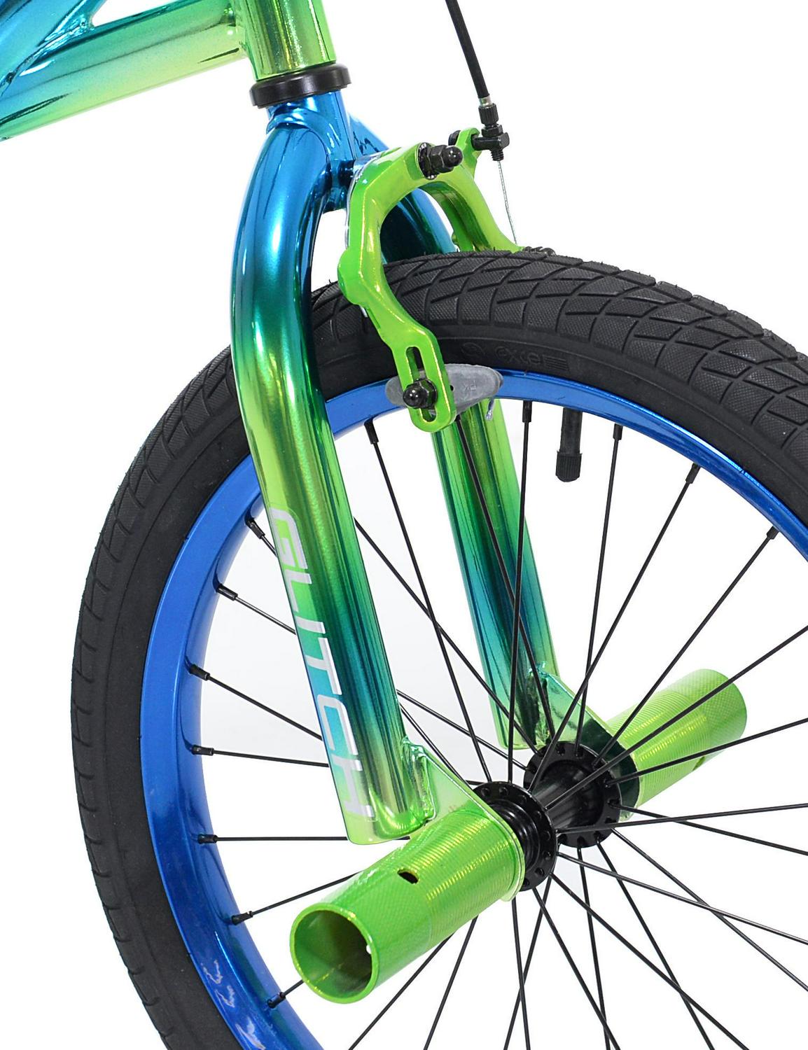 Genesis 18 Glitch Boy’s BMX Bike, Blue/Green