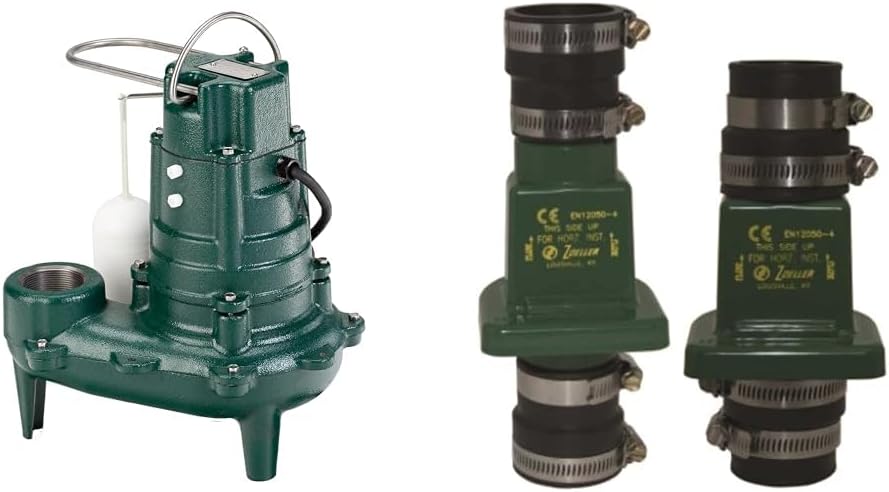 Sewage Pump, 1/2 HP Automatic �C Heavy-Duty Submersible Sewage, Effluent or Dewatering Pump