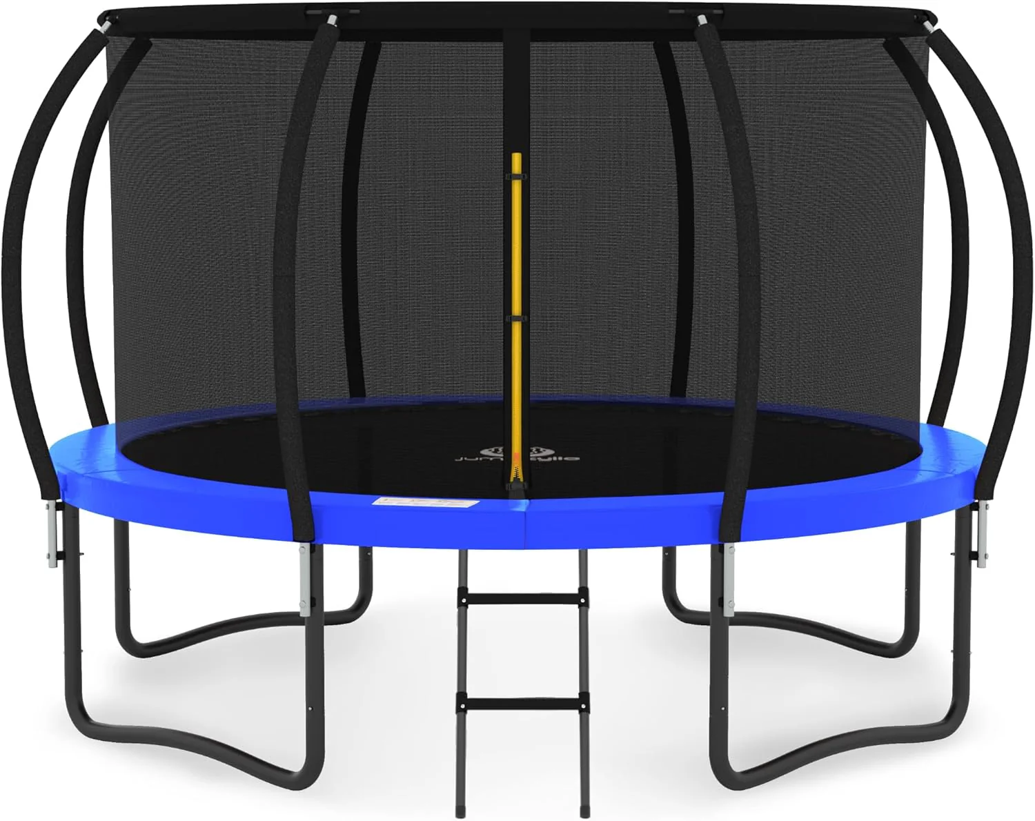 JUMPZYLLA Trampoline 8FT 10FT 12FT 14FT 15FT 16FT Trampoline with Enclosure - Recreational Trampolines with Ladder and AntiRust Coating, ASTM Approval Outdoor Trampoline for Kids