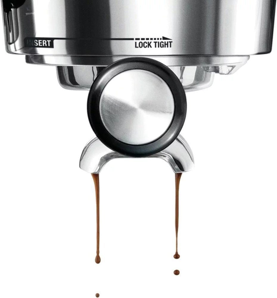 Breville �C the Infuser Manual Espresso Machine with 15 bars of pressure, Milk Frother and Water filtration �C Silver