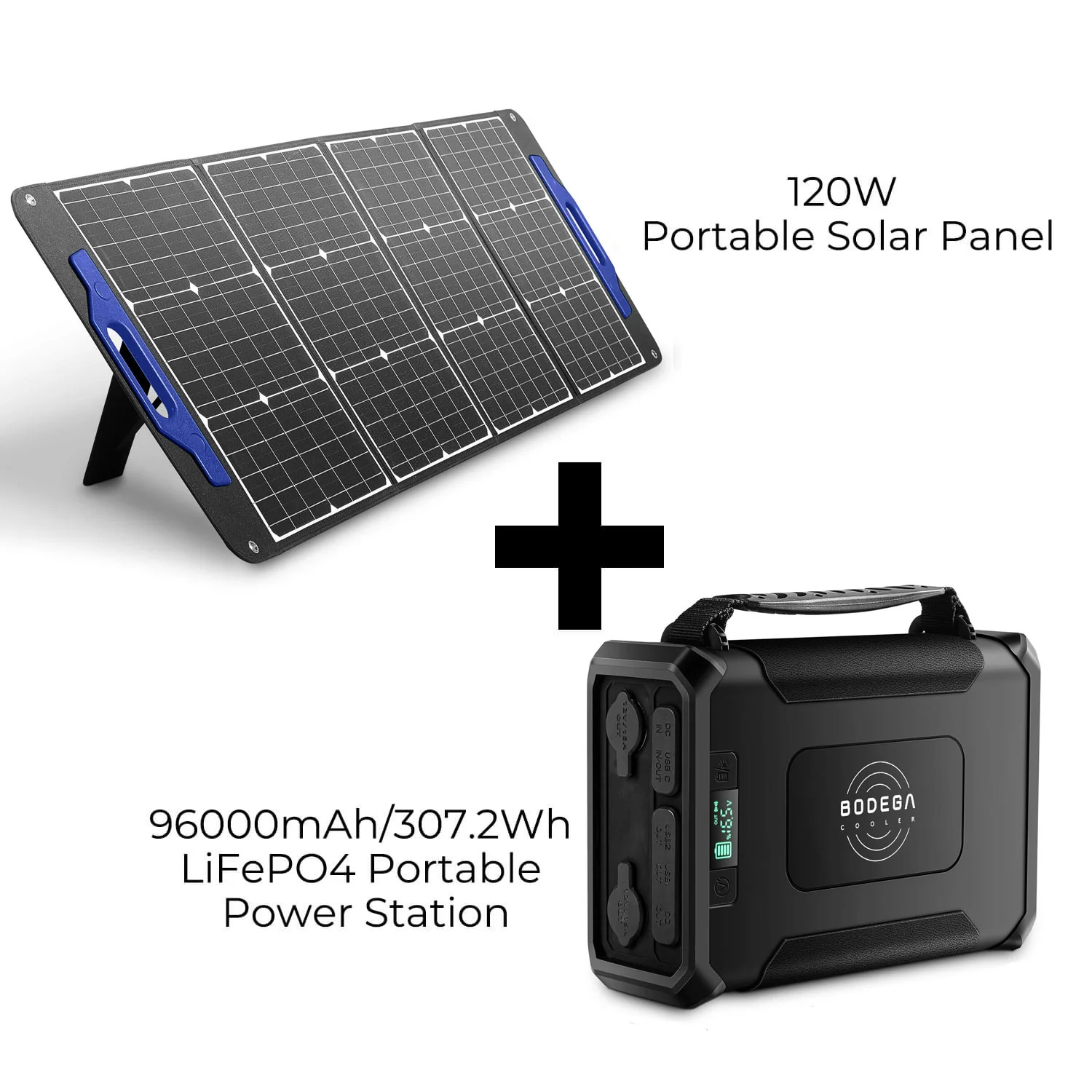 120W Portable Solar Panel Alternative Clean Source