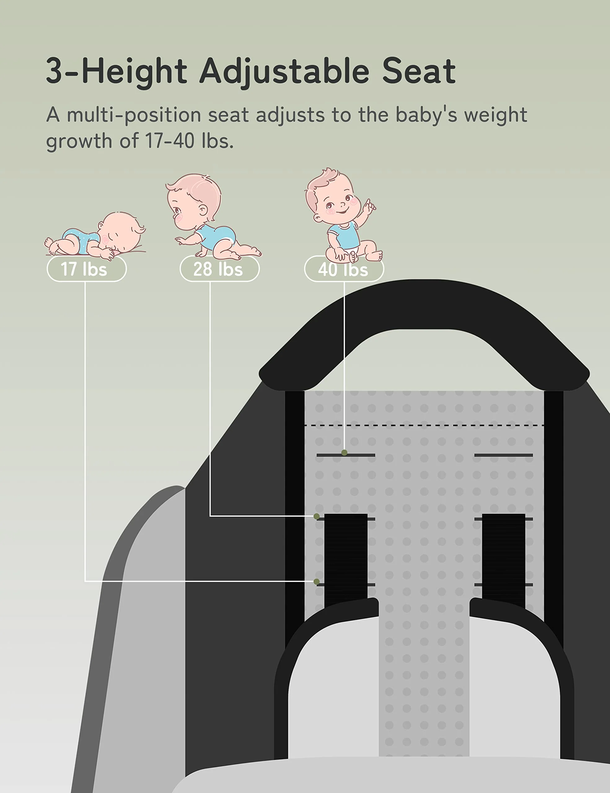 Besrey Baby Backpack Carrier, Toddler Hiking Backpack