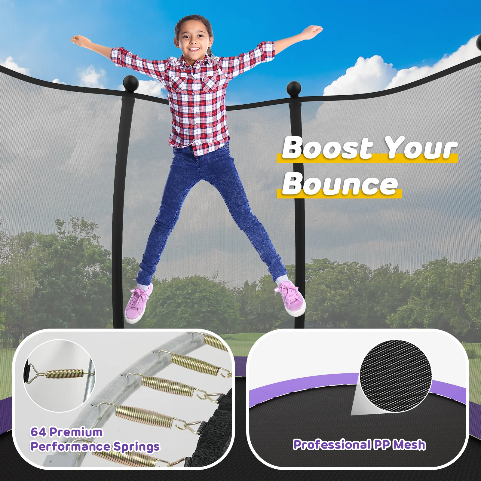 Trampoline 10FT Outdoor Trampoline