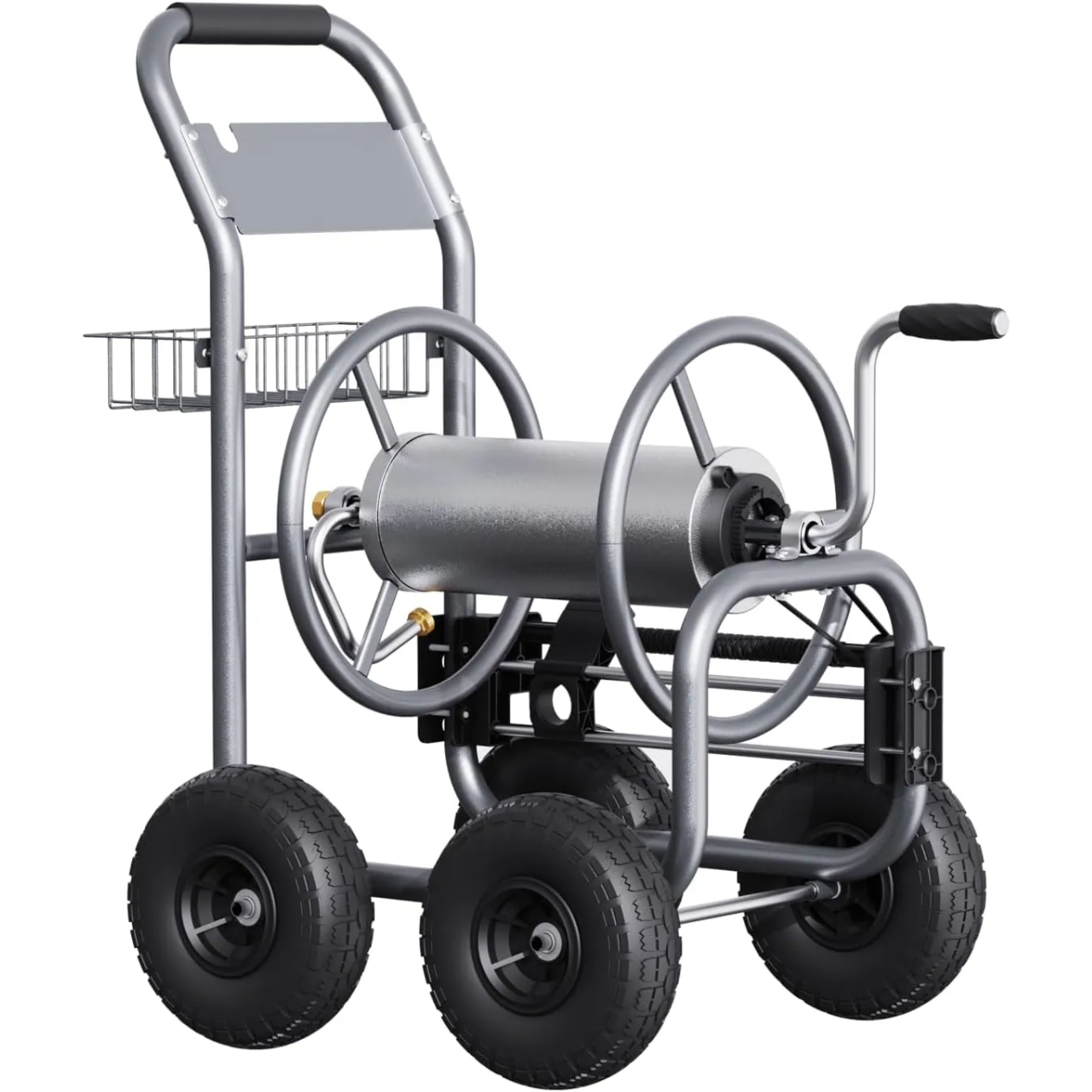 Giraffe Tools Hose Reel Cart, Hose Cart with Wheels Heavy Duty