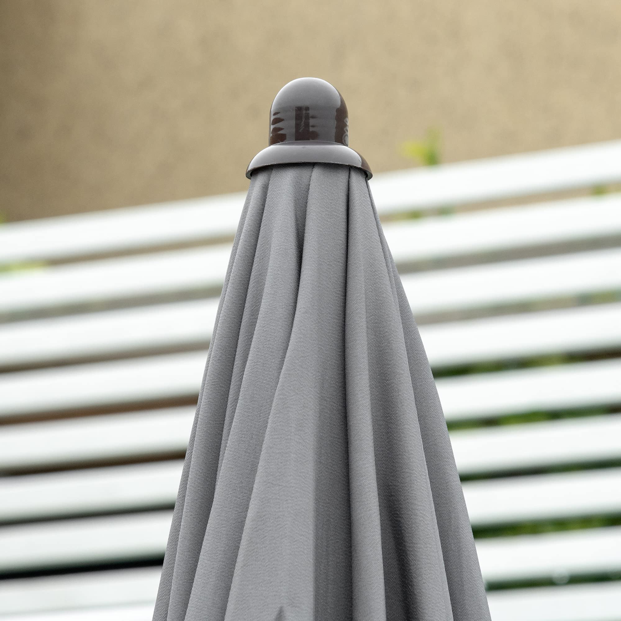 Outsunny 6 Piece Patio Dining Set for 4 with Umbrella