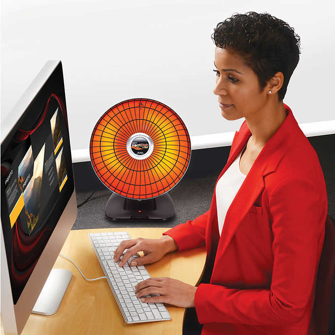 Presto HeatDish Plus Tilt Parabolic Heater, Energy-Efficient, Adjustable Tilt, 1000W