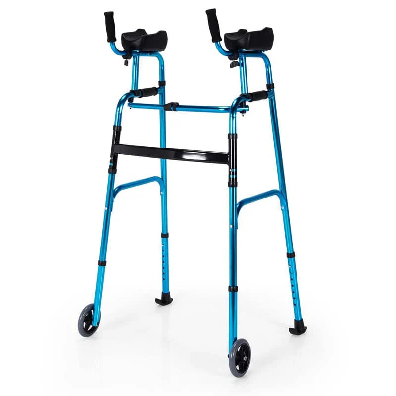 Foldable Standard Walker 440lbs Walking Mobility Aid with 5