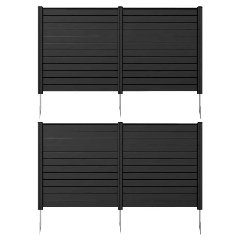 2/4 Panel Air Conditioner Fences for Garden Yard, 48