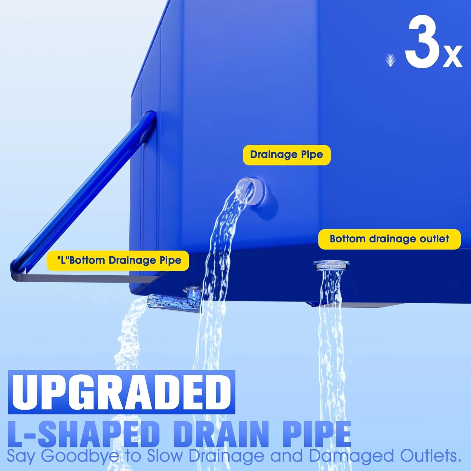 Foldable Pool, Large Non-Inflatable Swimming Pool For Kids,Adult Collapsible Pools Hard Plastic Shell, Oversized Thickened,Portable Folding Kids Pools for Backyard-Mosaic Design-115