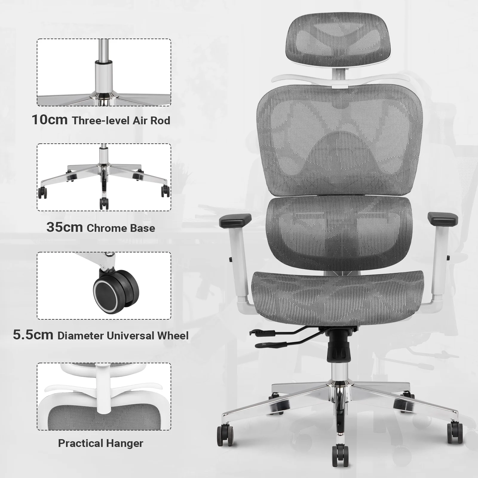 Ergonomic Mesh Office Chair High Back