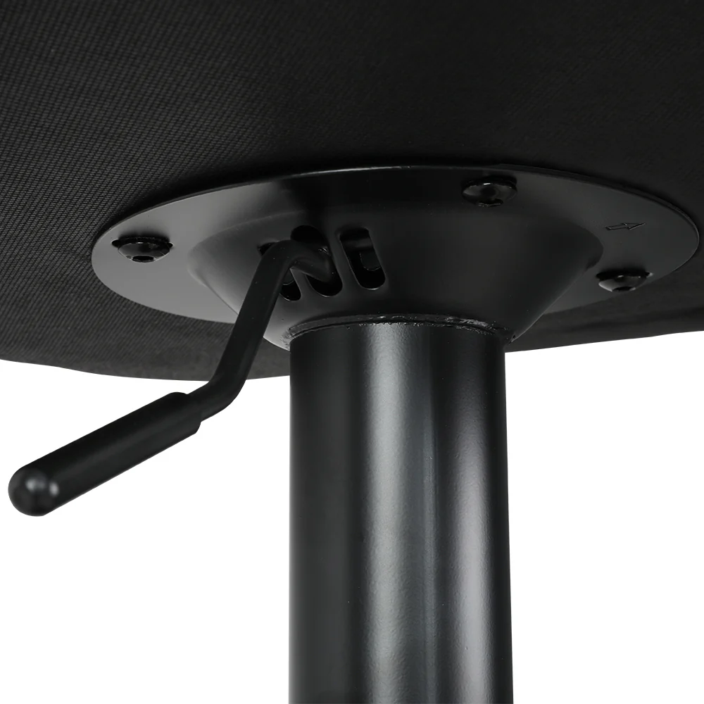 Artiss 2x Bar Stools Kitchen Swivel Bar Stool Gas Lift Chairs Barstools Black