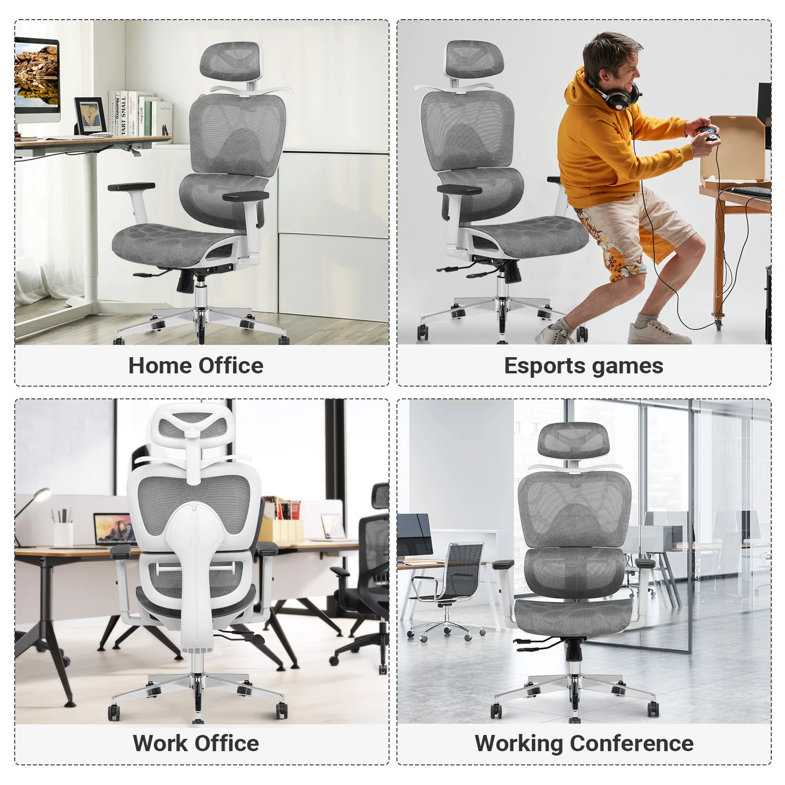 Ergonomic Mesh Office Chair High Back