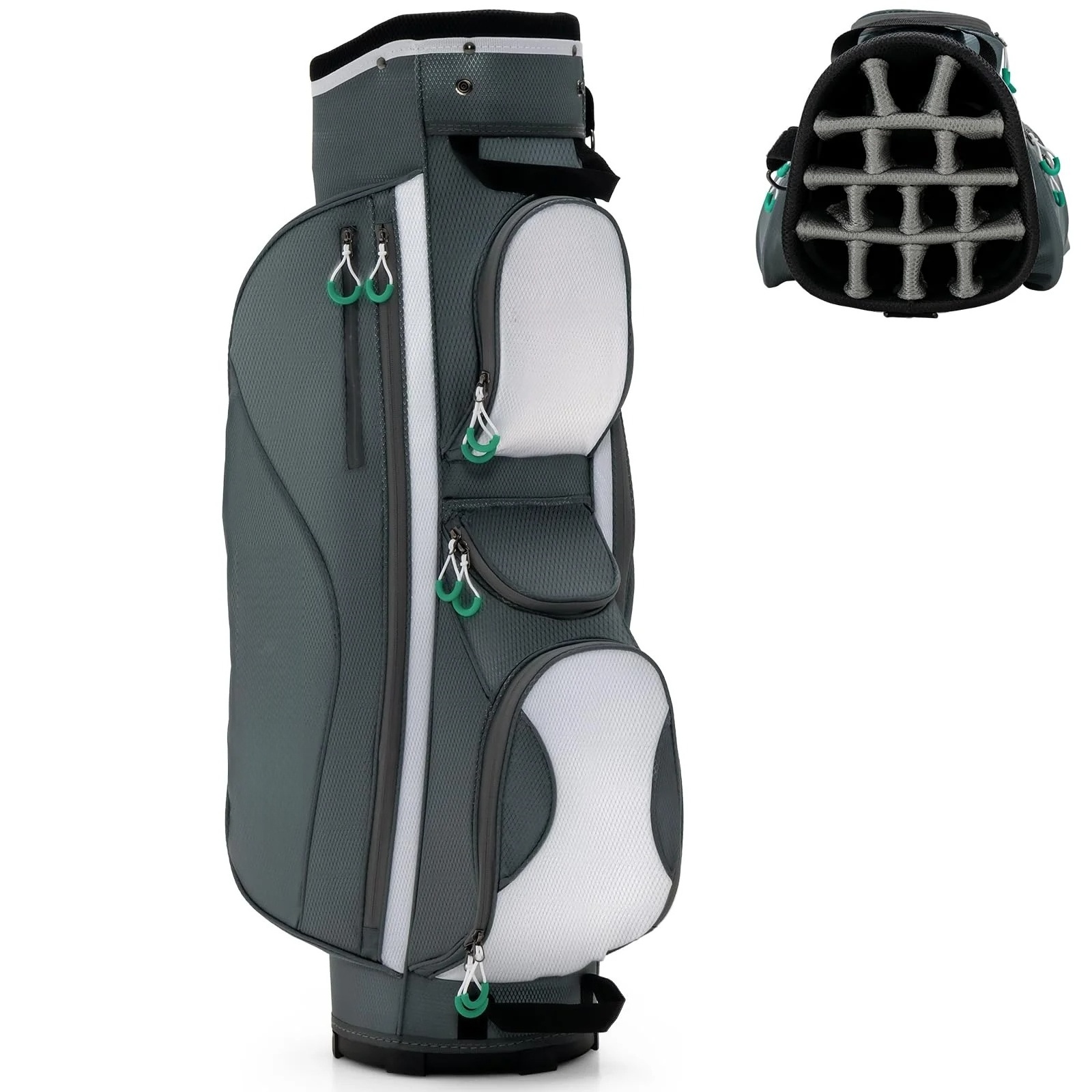 Golf Cart Bag with 14 Top Dividers