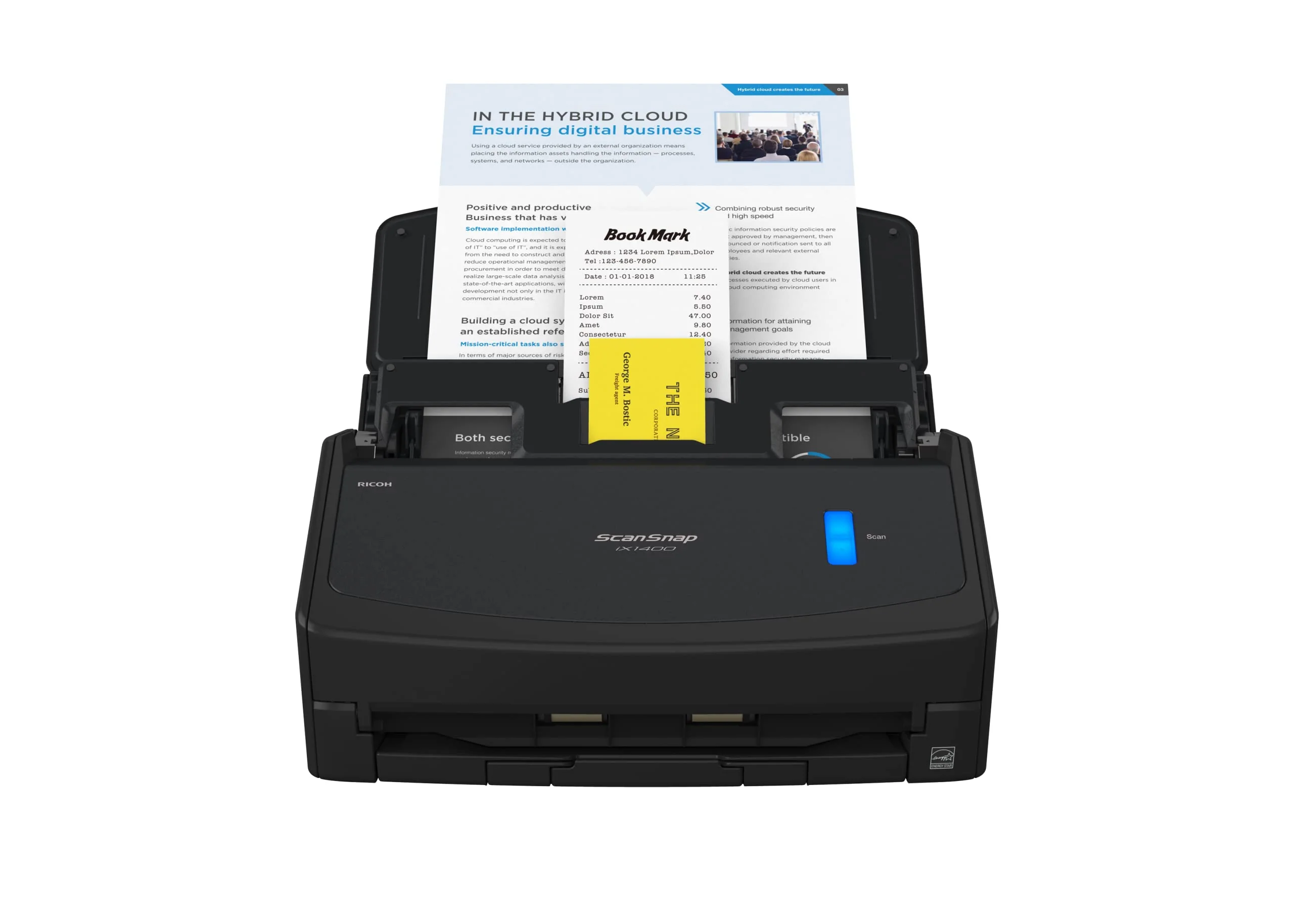 ScanSnap iX1400 High Speed Color Document, Photo & Receipt Scanner