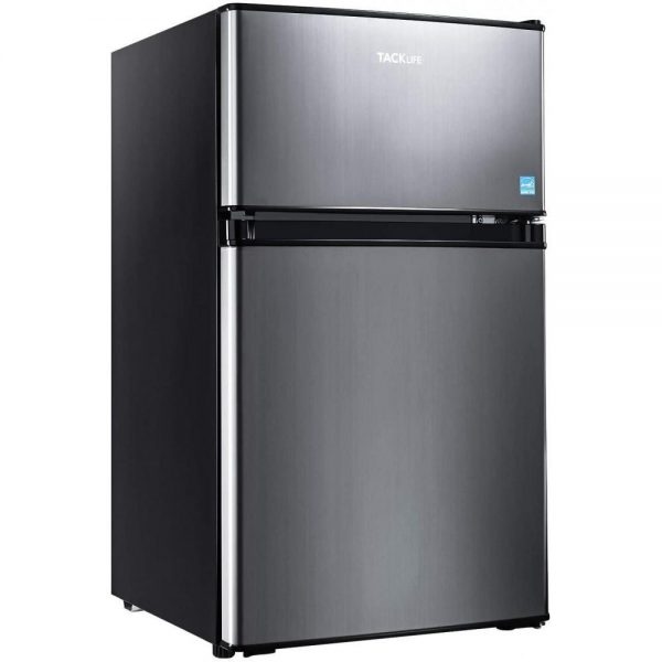 2024 Mini Fridge with Freezer, 3.1 Cu.Ft Small Refrigerator, Compact Refrigerator with LED Light