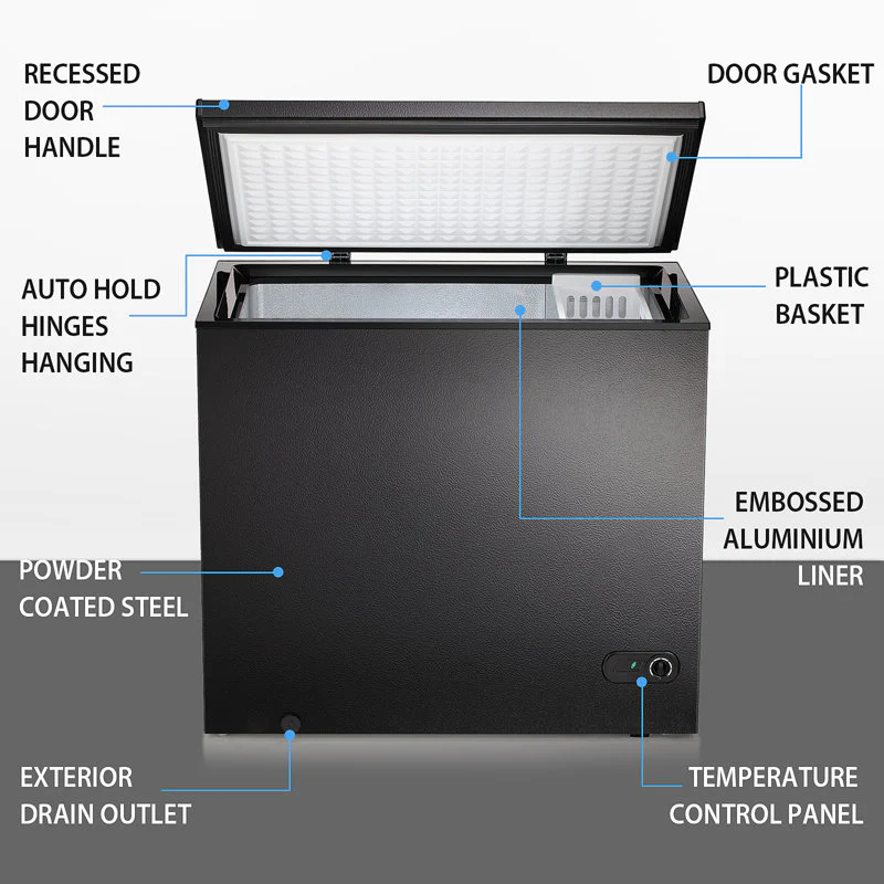 7 Cubic Feet Chest Freezer with Adjustable Temperature Controls