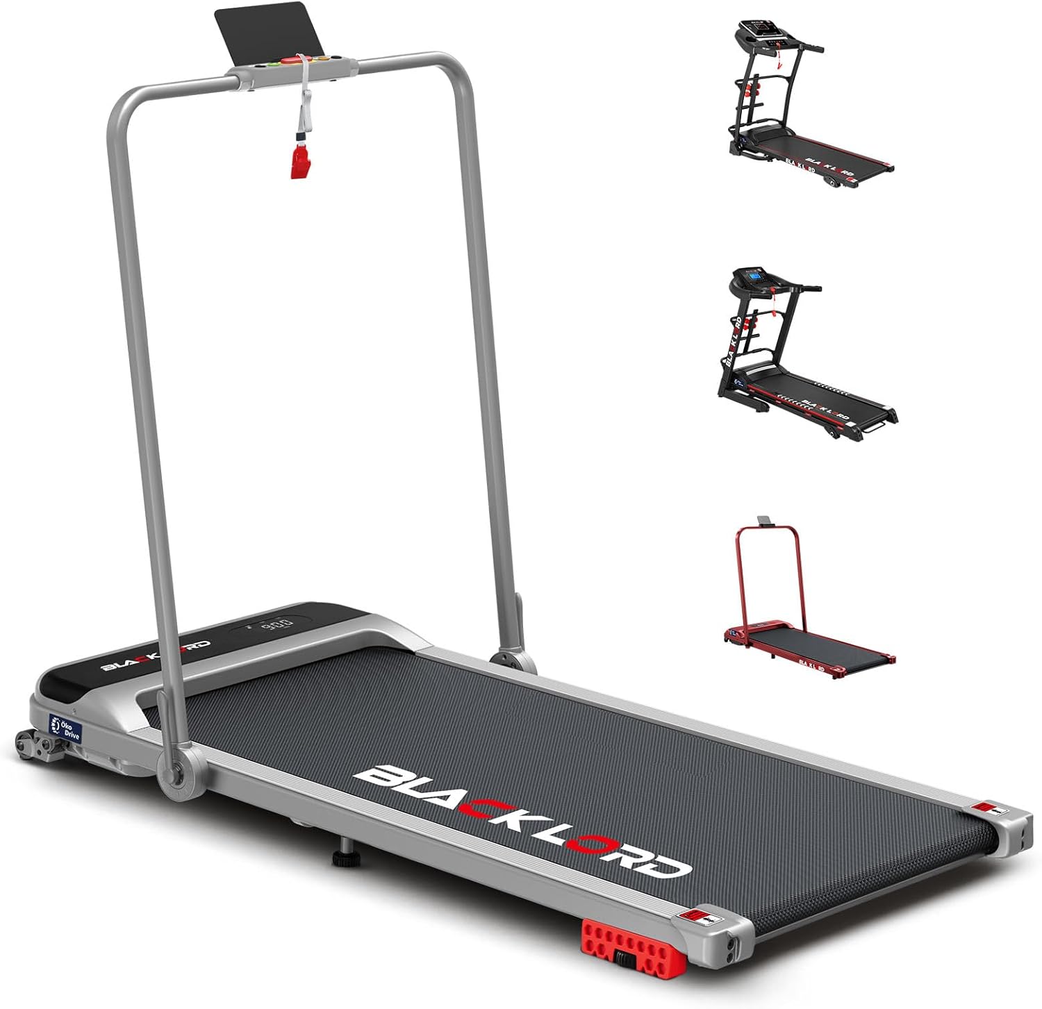 BLACK LORD Treadmill Electric Running Machine Workout Exercise 2.2/2.4/3.0/3.2/3.5/4.0/5.2HP Fitness Equipment Walking Jogging Trainer for Home Gym Office Commercial Series