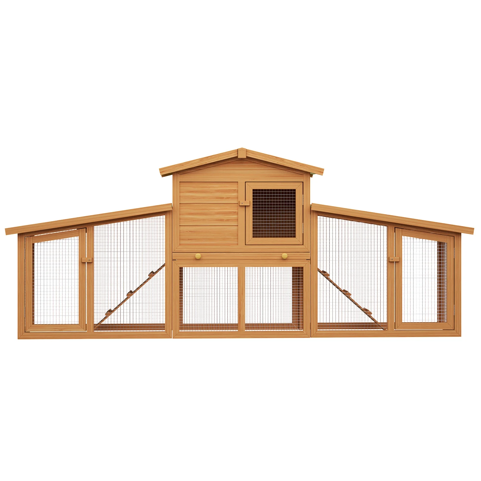 Rabbit Hutch Chicken Coop 2 Level