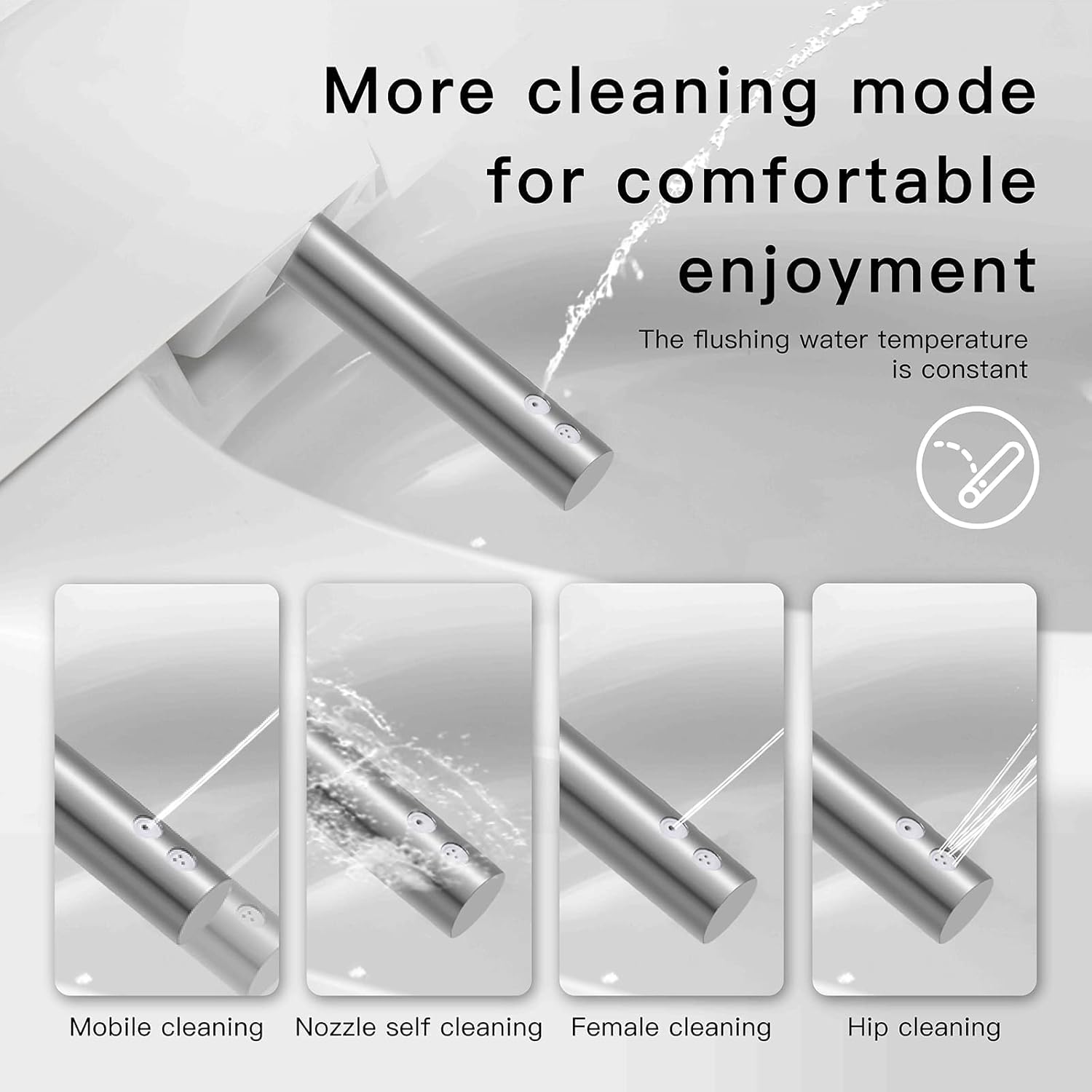 XEK Smart Toilet, One Piece Bidet Toilet for Bathrooms