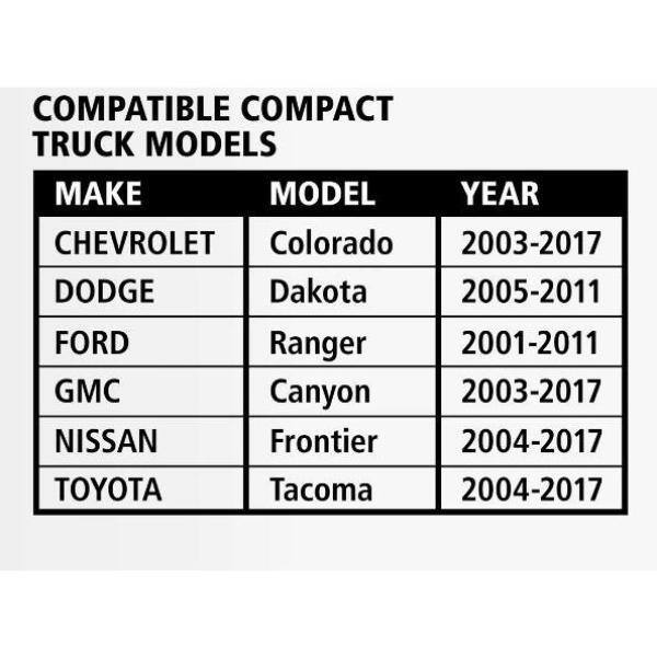 Husky 61.86 Matte Black Aluminum Low Profile Truck Tool Box for Mid-Size Trucks