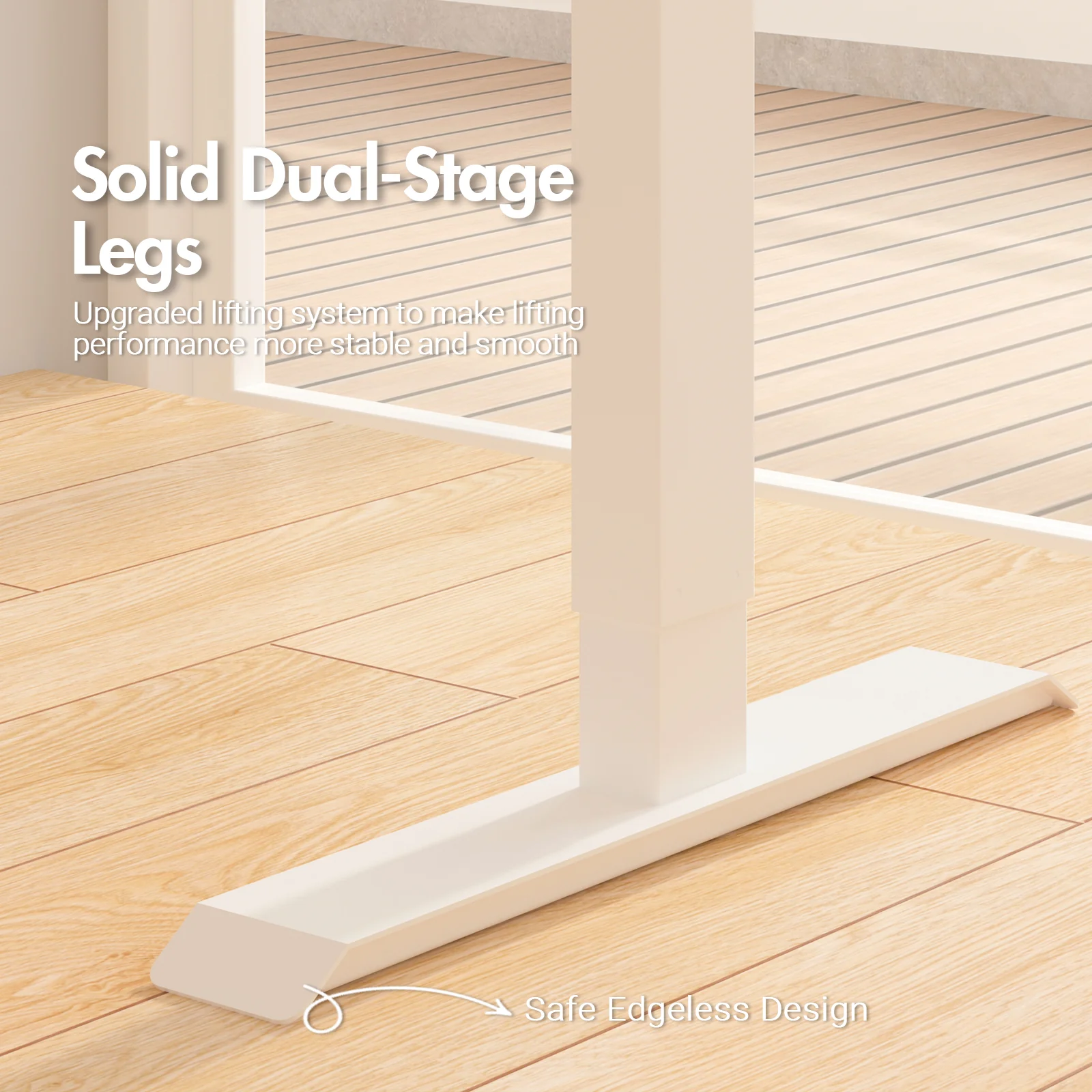 Electric Standing Desk  Adjustable Height 120cm