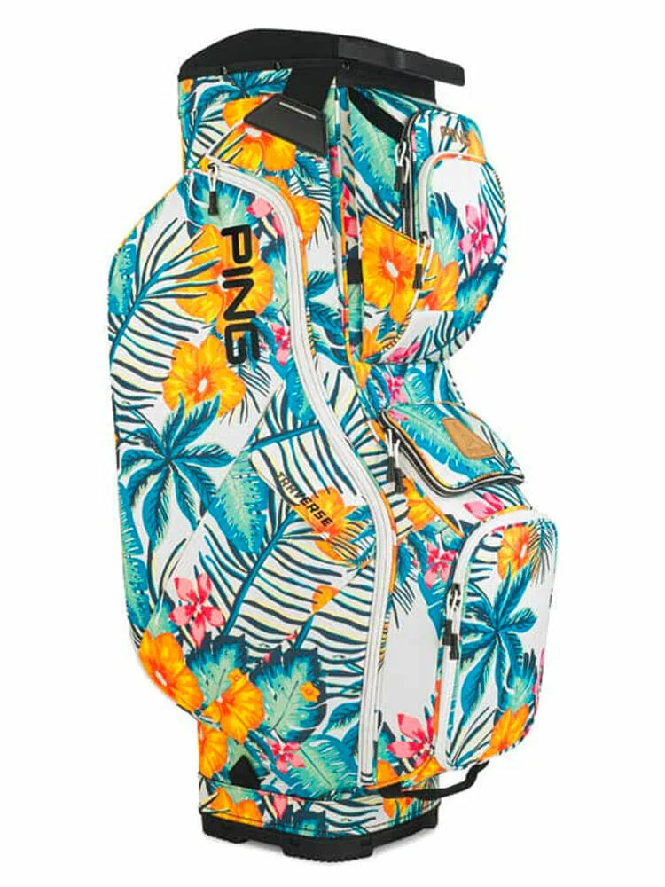 Ping Traverse Cart Bag - Black White