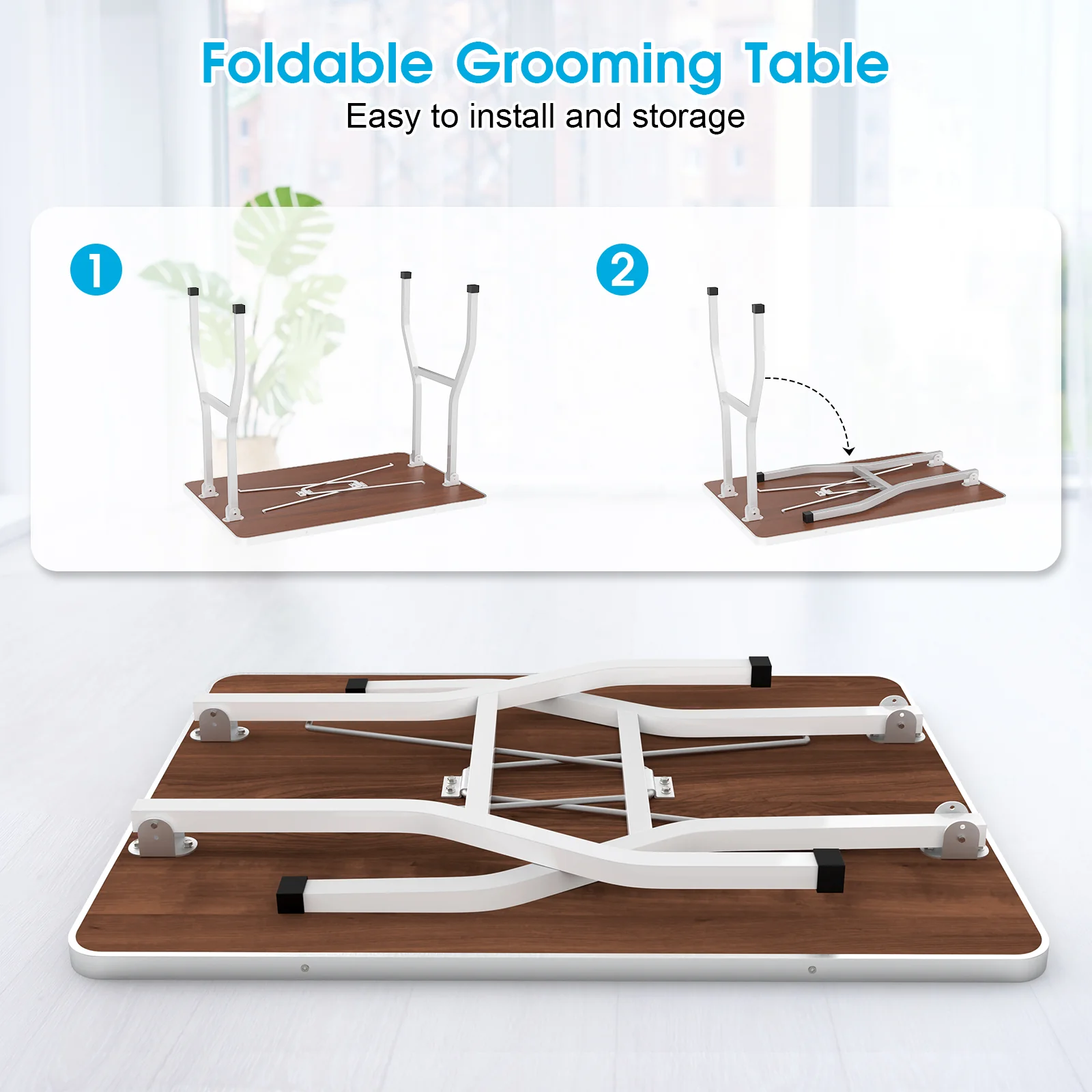 Pet Bath Grooming Table Pink