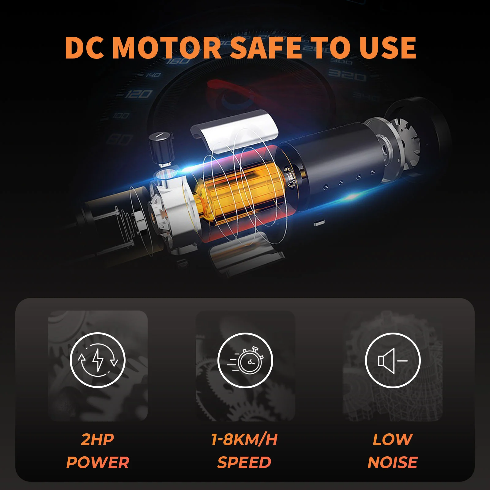 Treadmill Compact Walking Pad Silver