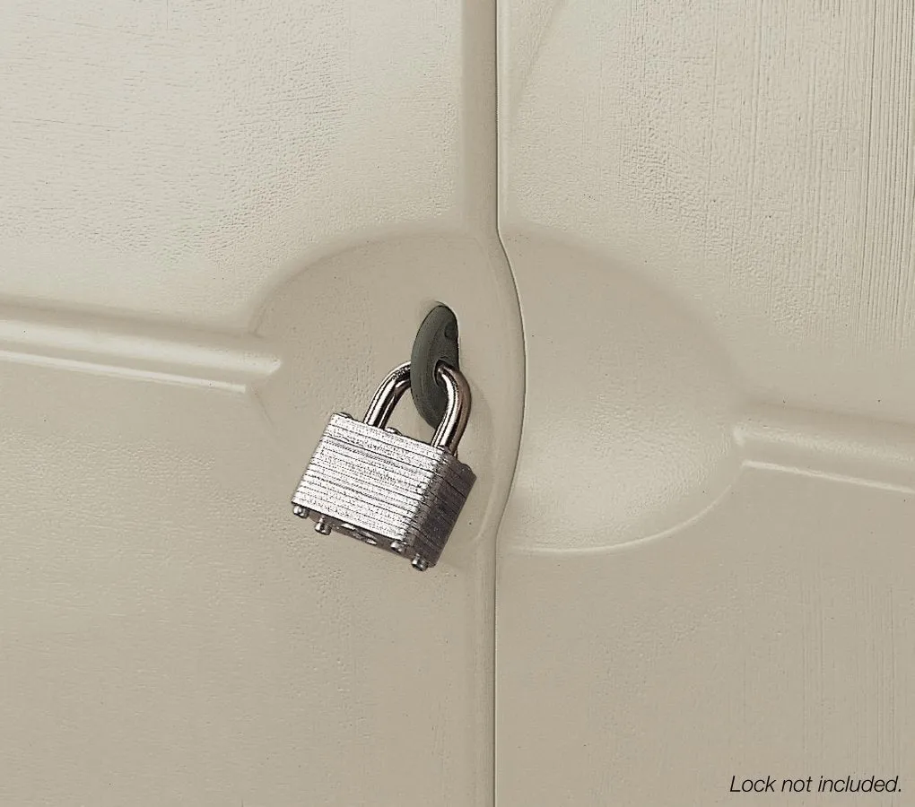 Vertical Resin Weather Resistant Outdoor Storage Shed